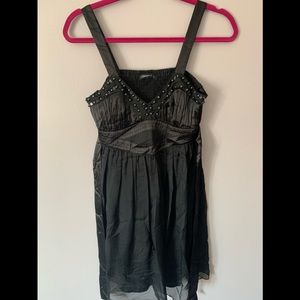 BLACK EVENING SUMMER DRESS